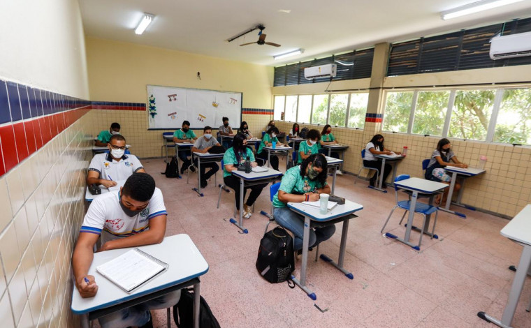 Métodos de aprendizagem; No Pernambuco, os alunos voltam às aulas presenciais. Crédito: Divulgação.