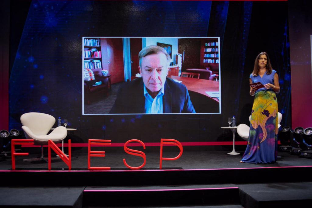 Michael Crow defendeu o reset no modelo do ensino superior durante palestra do FNESP 2020.